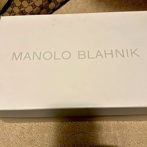 Manolo Blahnik royal blue size US 5.5 used once for my wedding